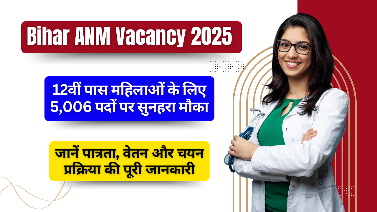 Bihar ANM Vacancy 2025
