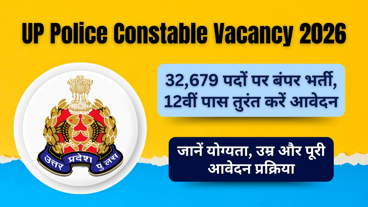 UP Police Constable Vacancy 2026
