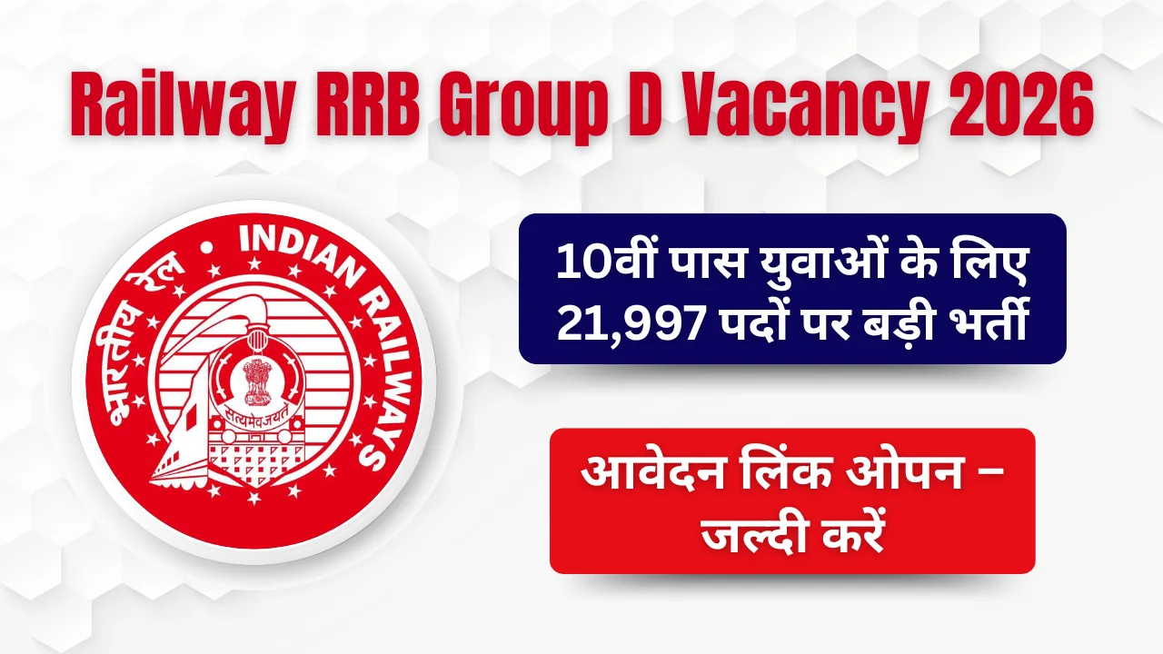 Railway RRB Group D Vacancy 2026