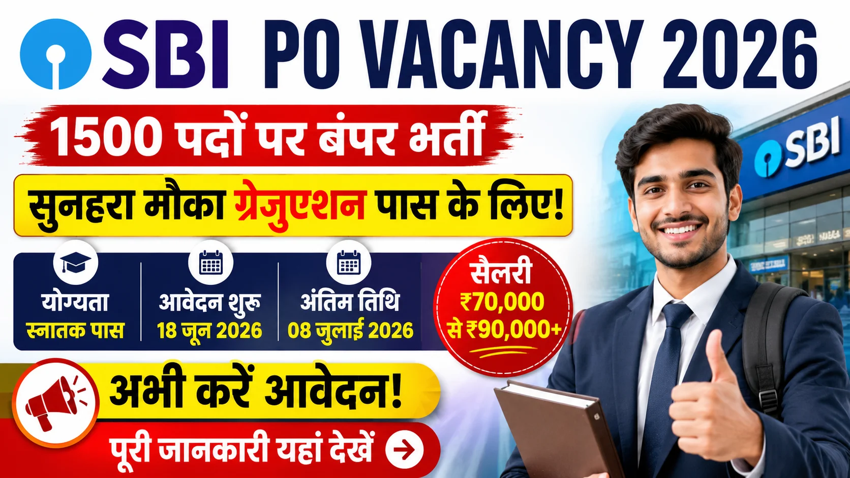 SBI PO Vacancy 2026
