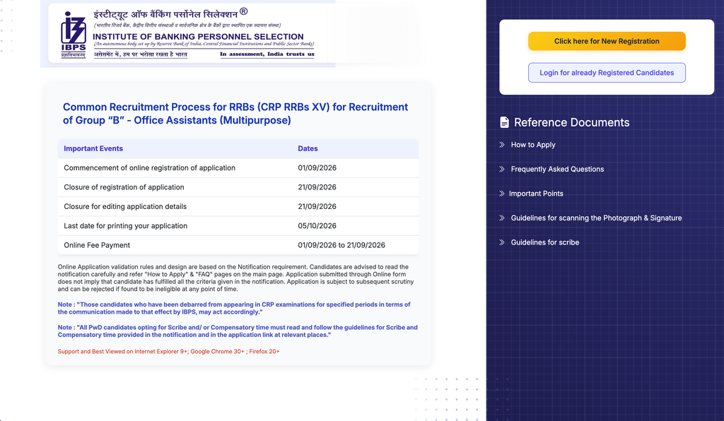 IBPS RRB Gramin Bank Recruitment 2026